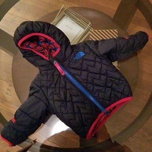 Infant reversible north face puffy...